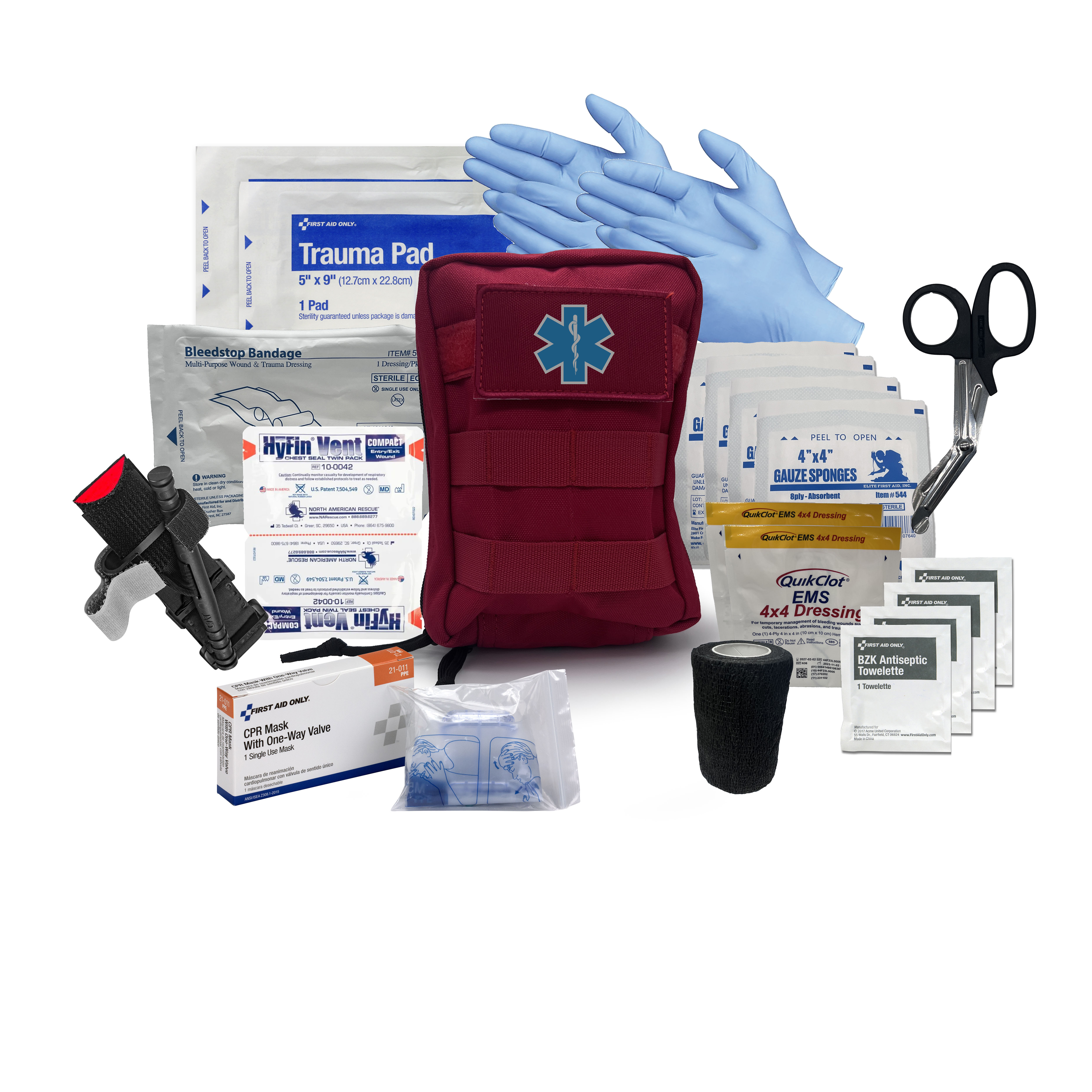 Professional Tactical Trauma & First Aid Kit 12