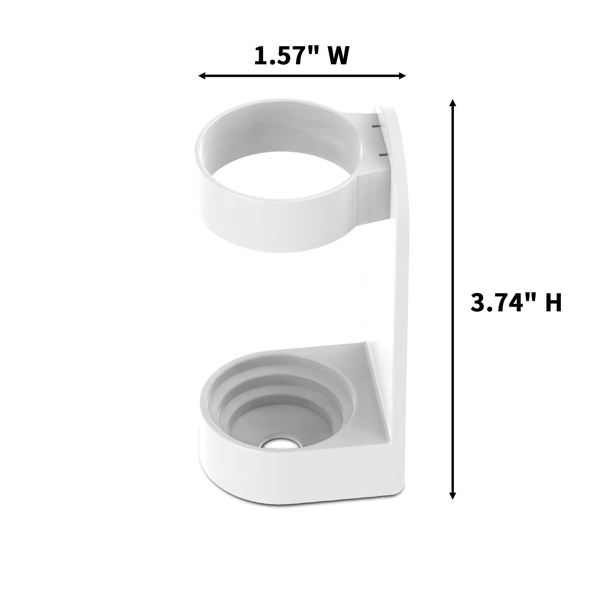 Wall Mount Electric Toothbrush Holder With Adhesive Back 4