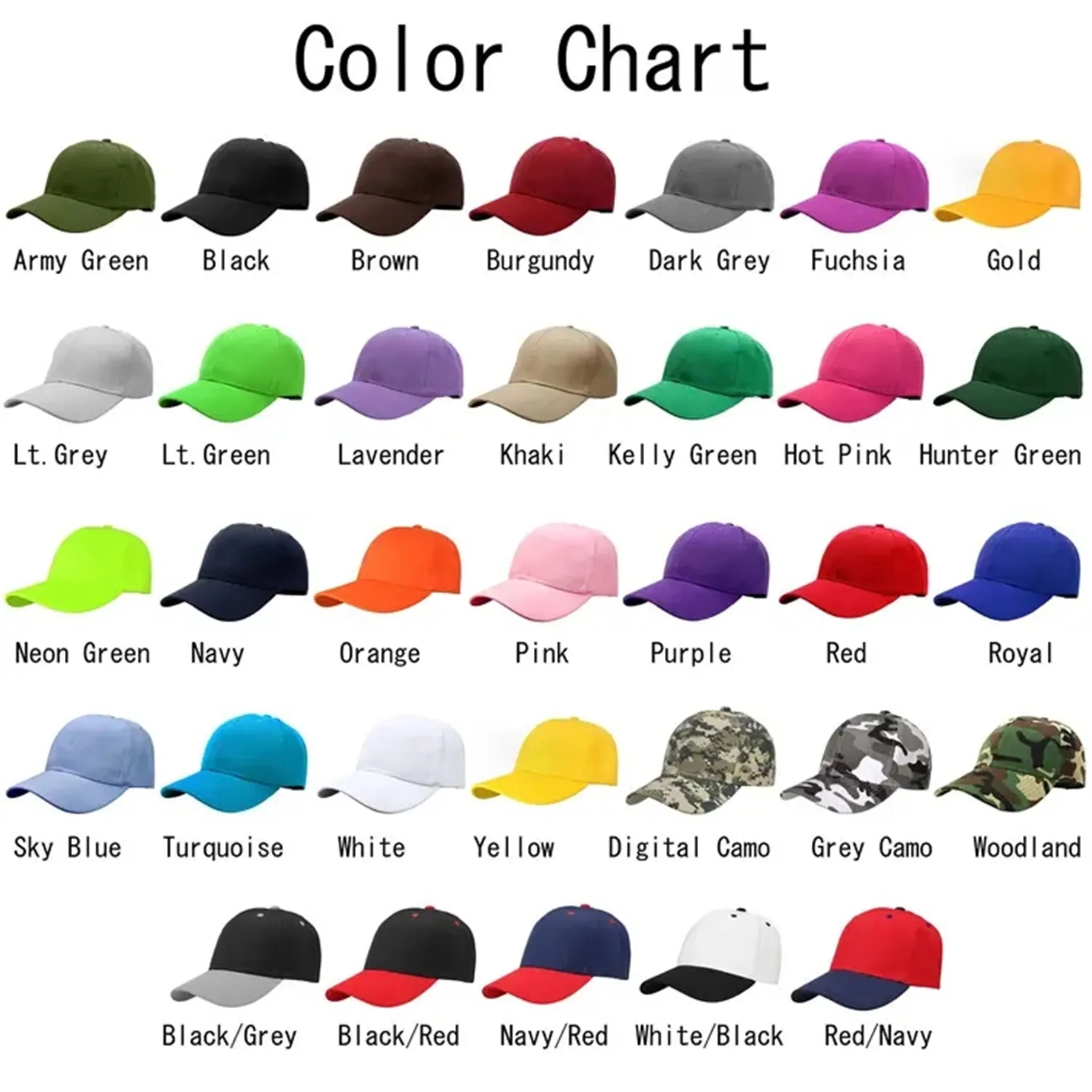 Custom polyester Baseball Cap 9