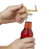 No Contact Keychain Bottle Opener - Brass 31