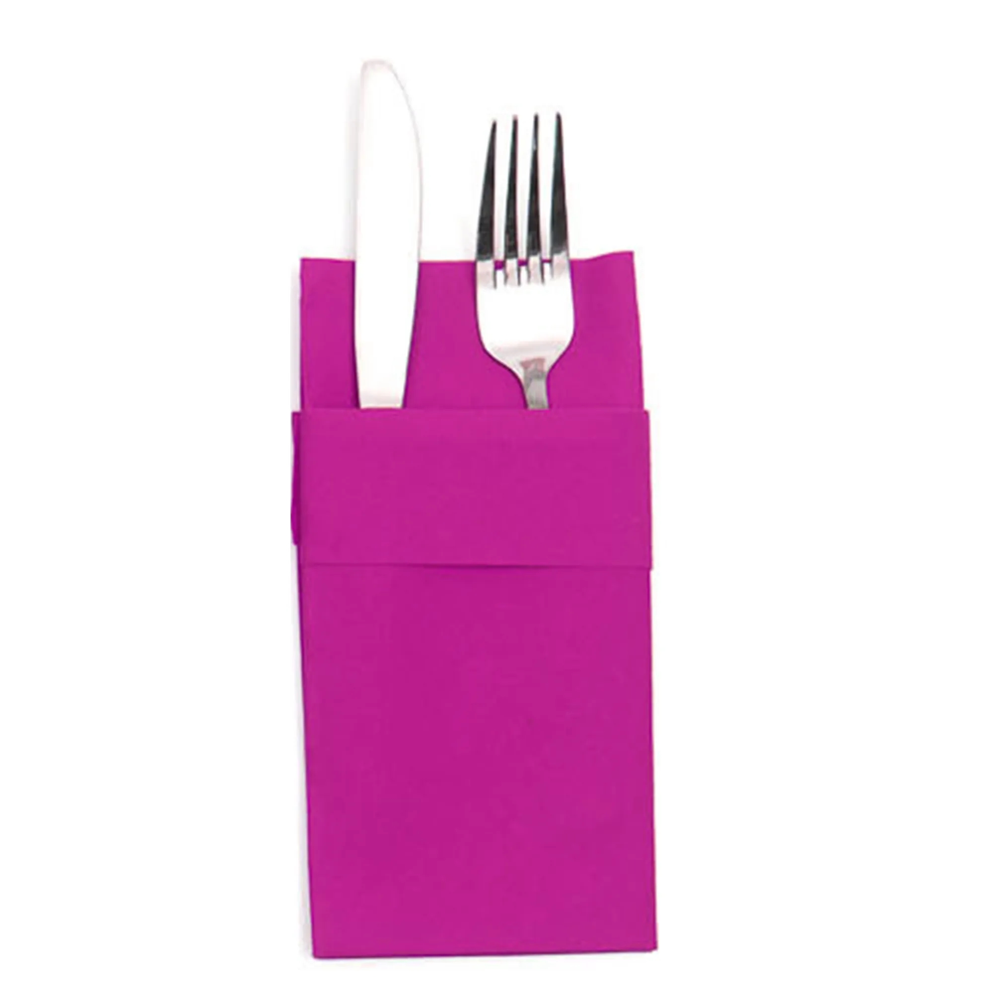 Clean Napkin Pocket Knife and Fork Paper 16