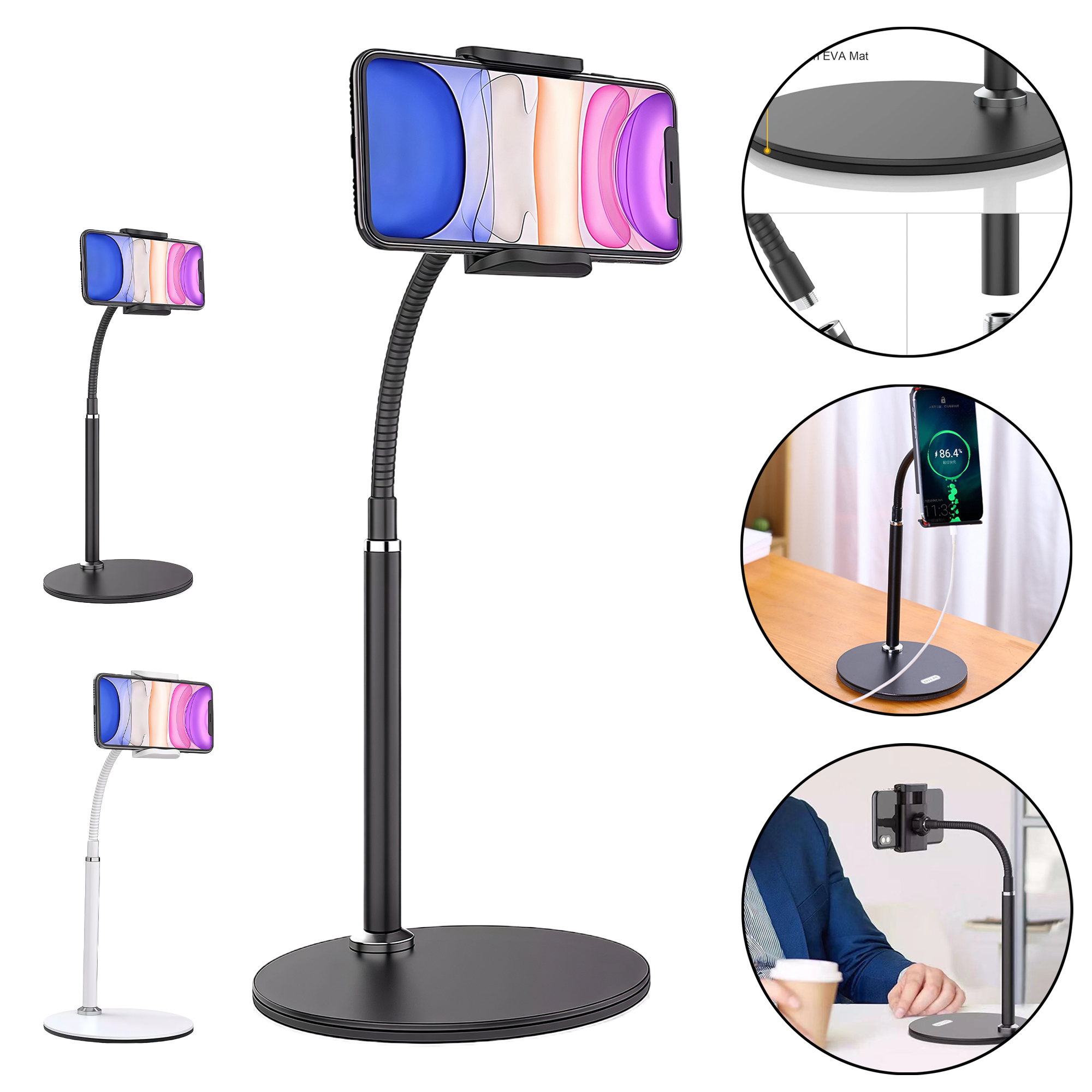 Universal Metal Phone Stand for Desk 4