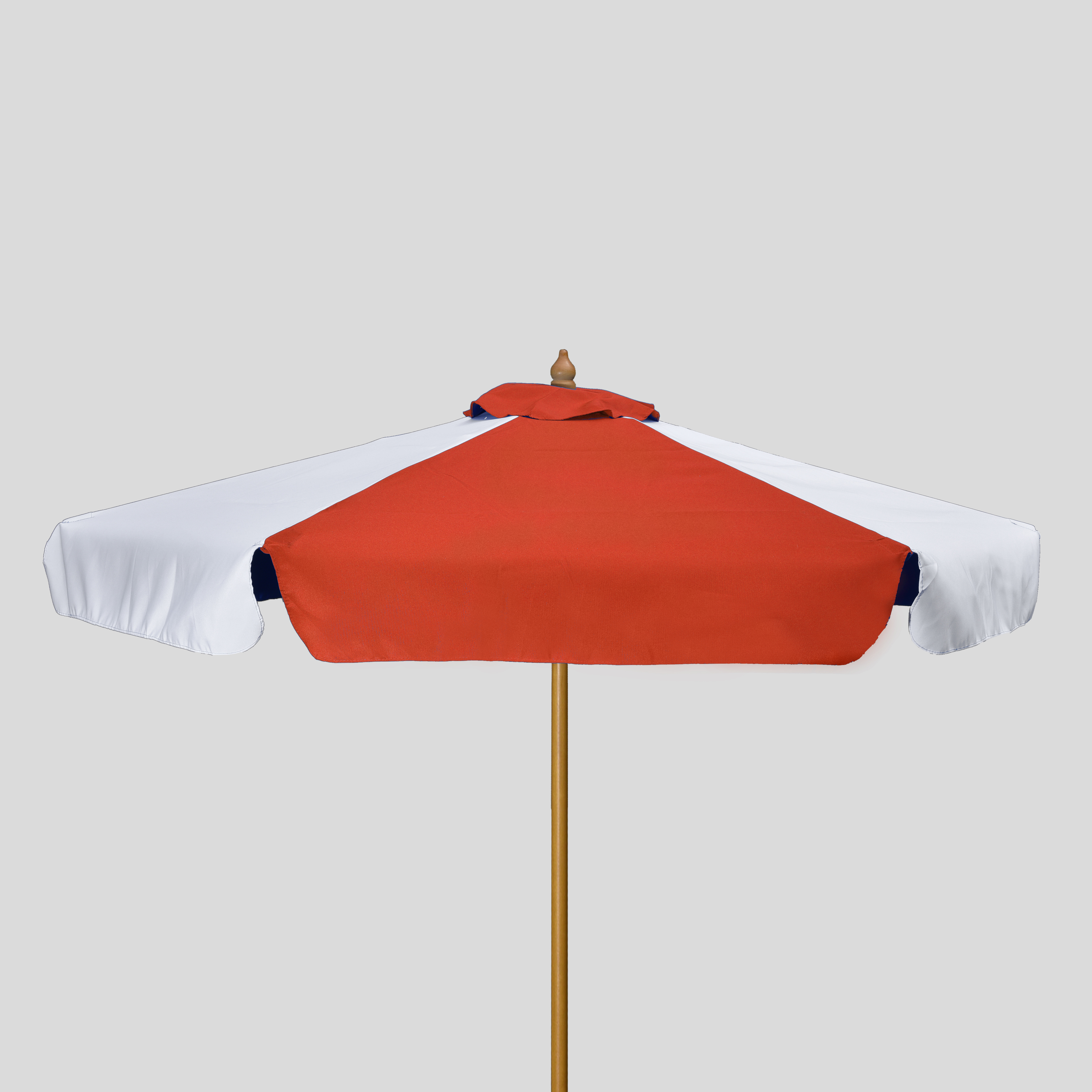7' Wood Market Umbrella