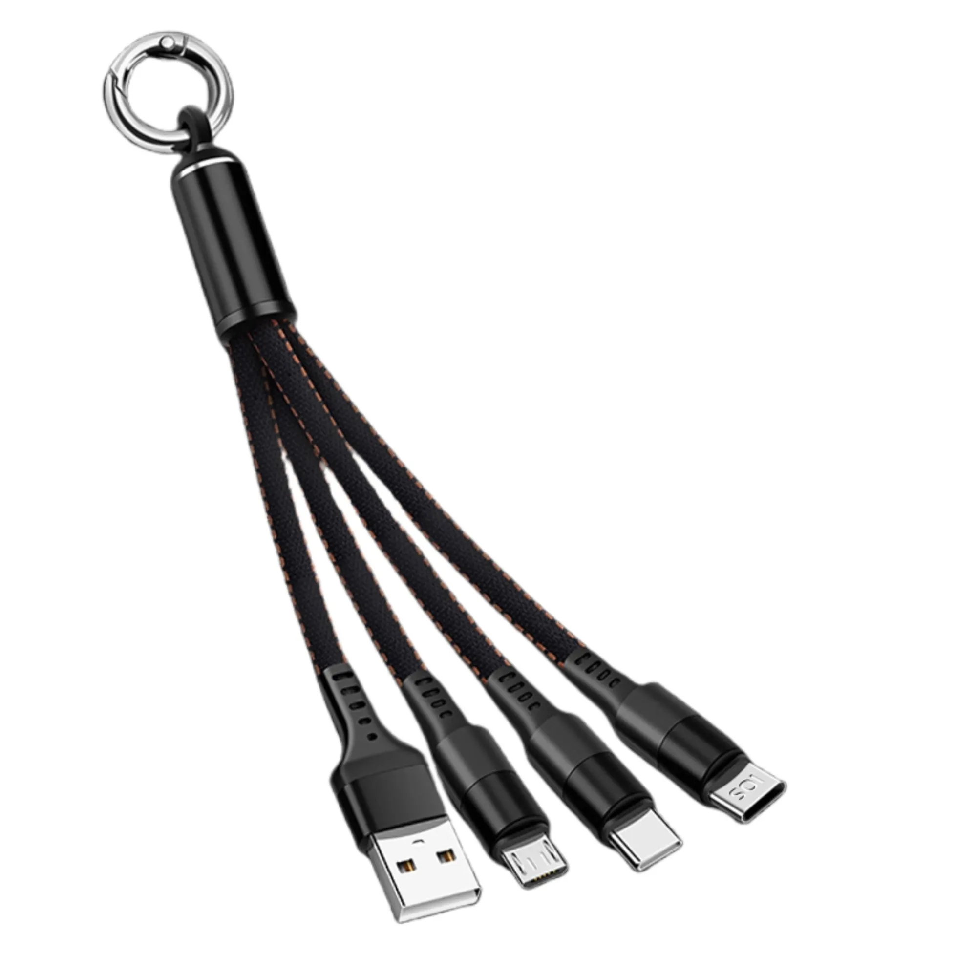 Fast Charging 3 In 1 Portable Cable Key Ring 2