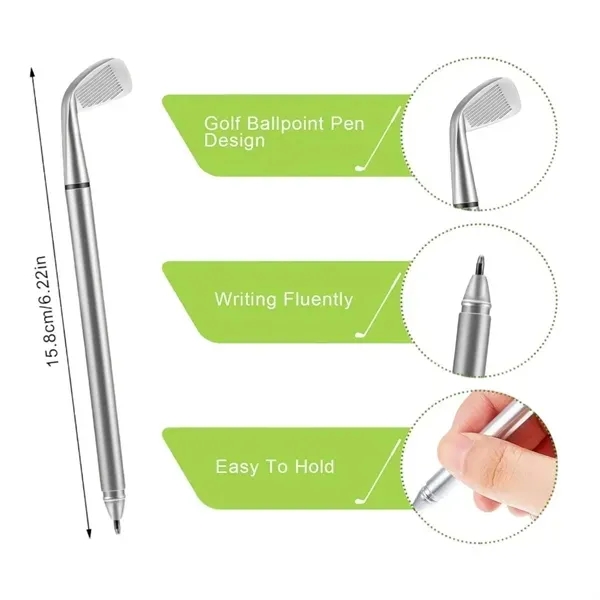 Golf Ballpoint Pen - Black Ink Writing Instrument 6