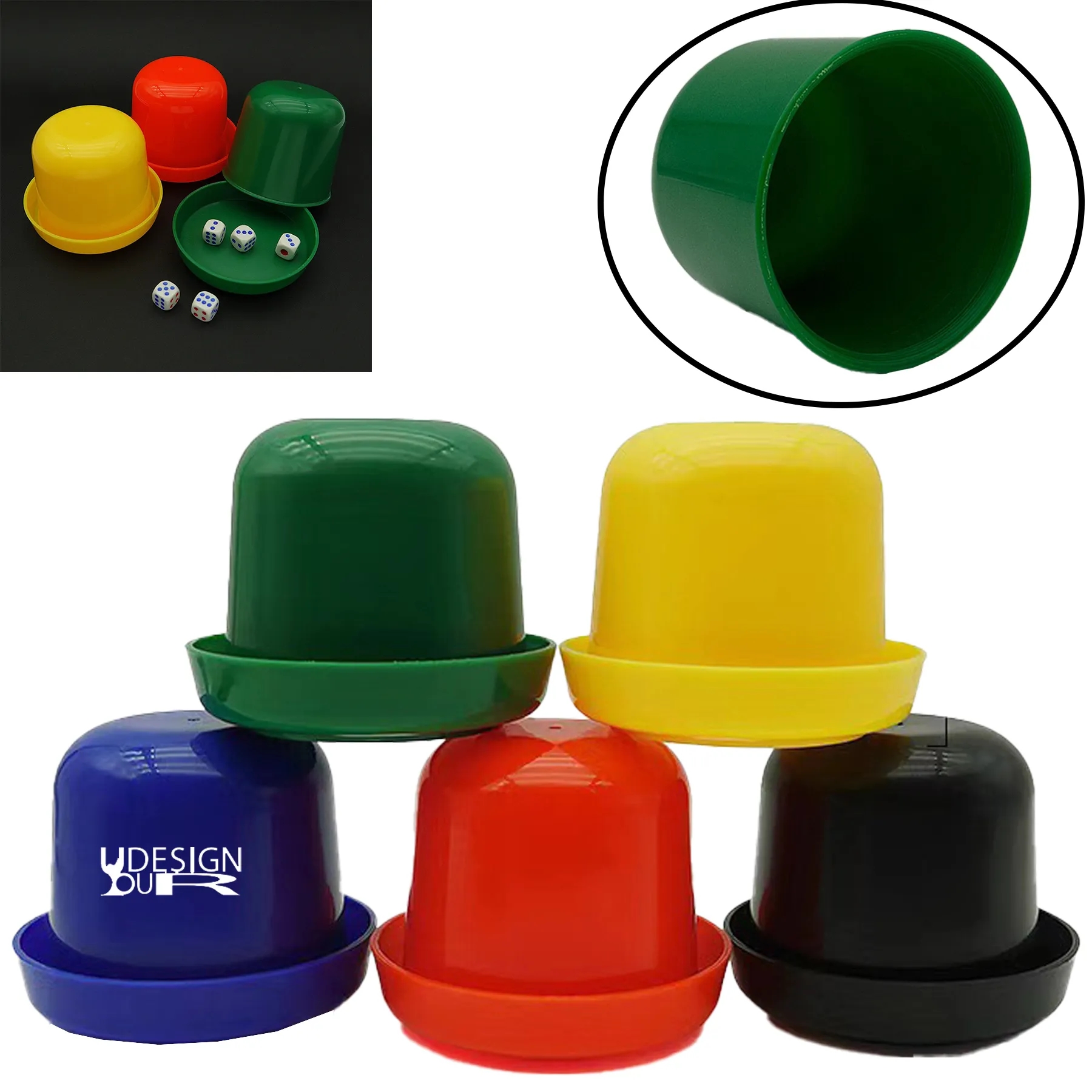 Plastic Dice Cup Set
