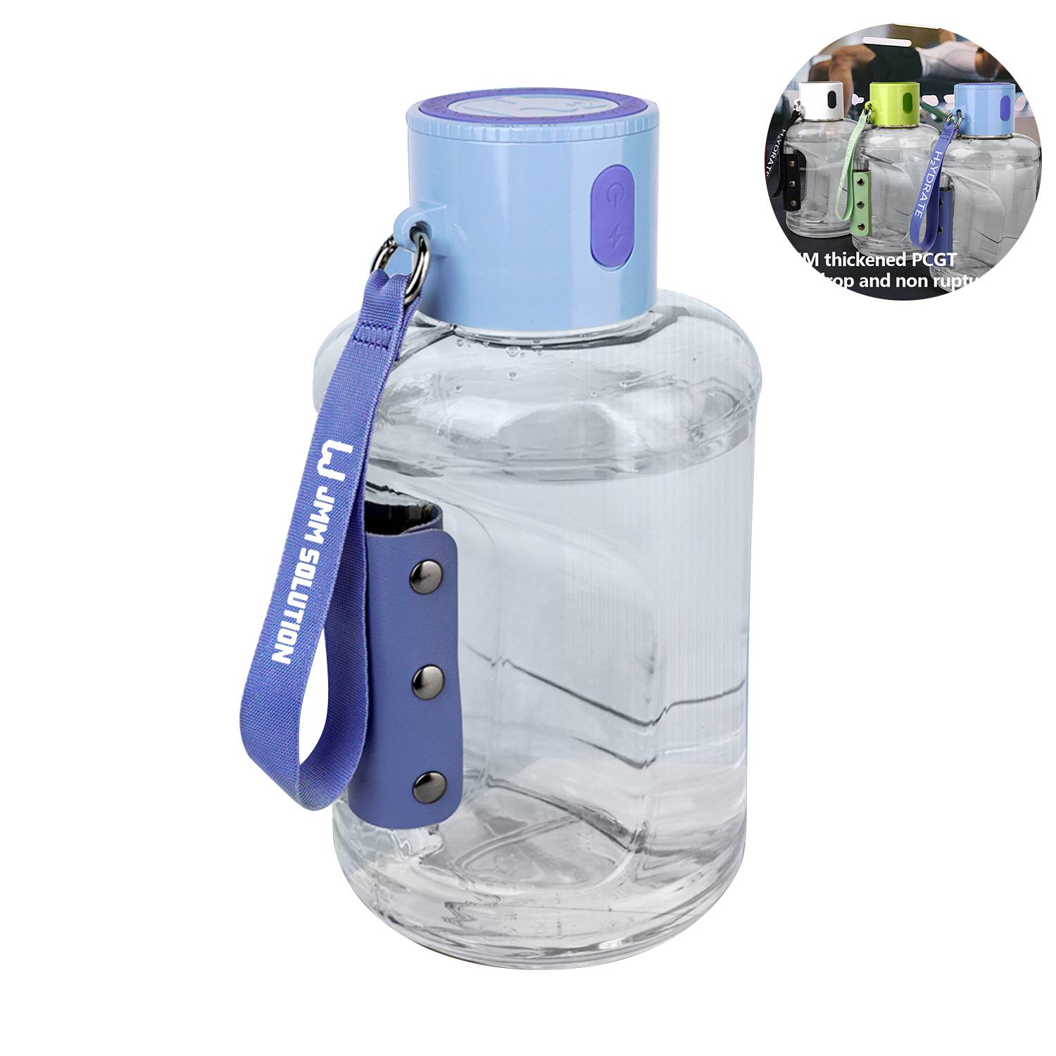 50 oz Tritan Sport Hydrogen Water Bottle Jug 2