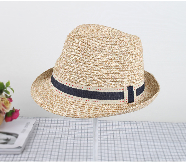 Straw Trilby Hat 8