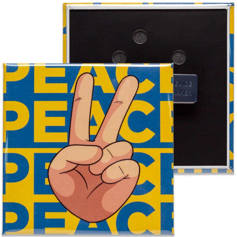 3 Inch Square Wearable Clothing Magnet Buttons 5
