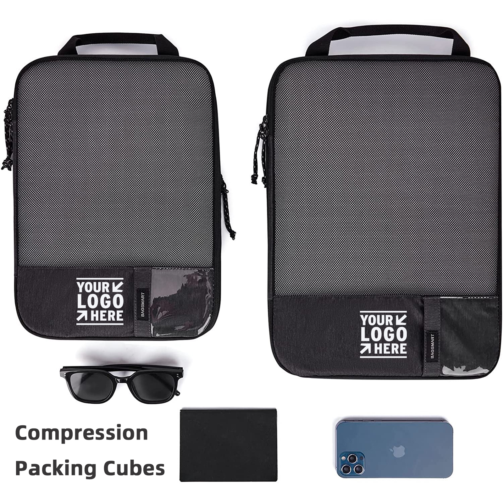 2 Set Travel Organizer Compression Packing Cubes 2