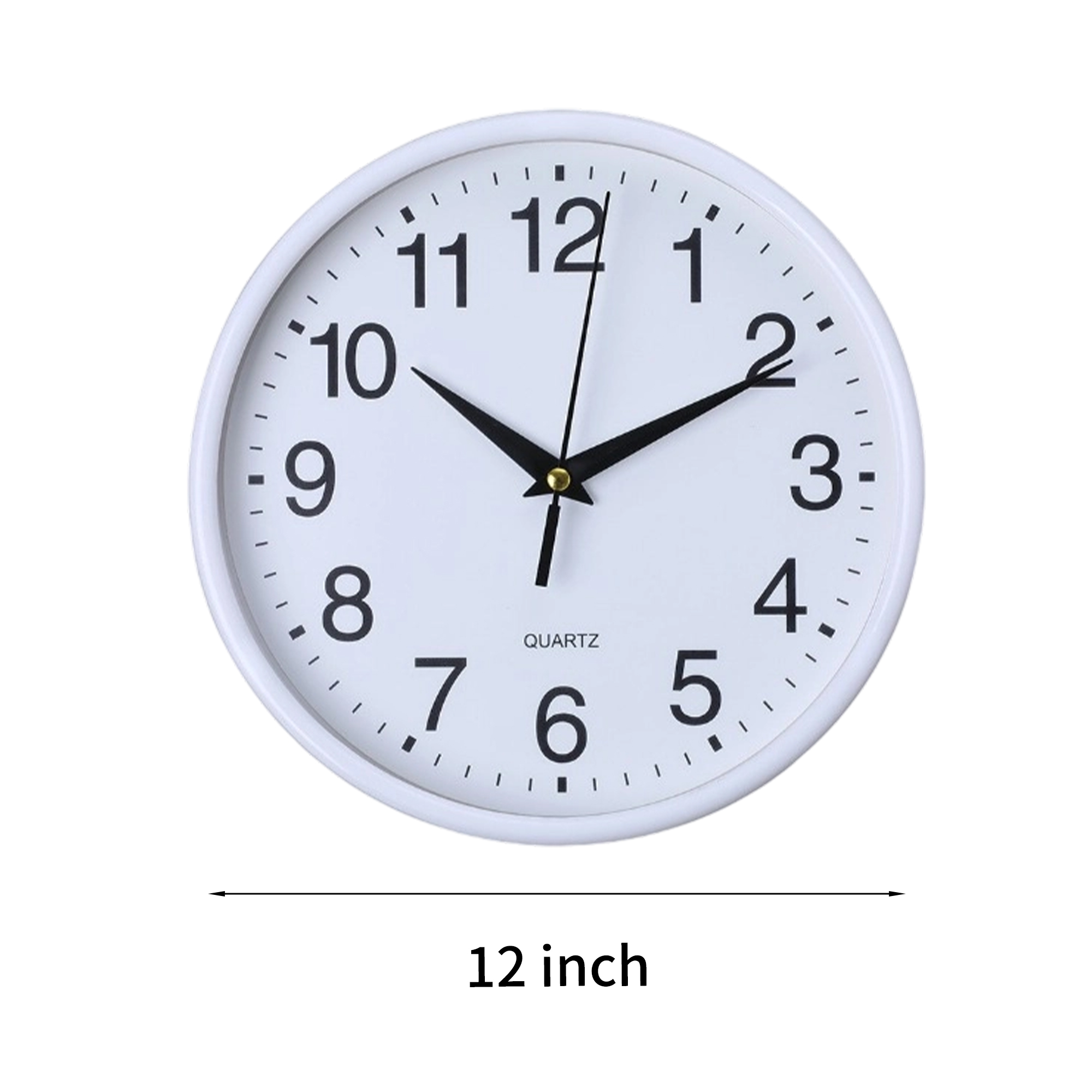 Plastic Wall Clock 12" Size With Custom Face 2