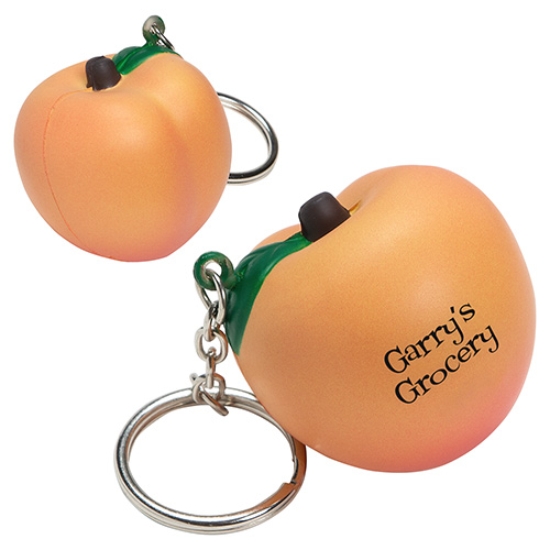 Peach Stress Reliever Key Chain 6