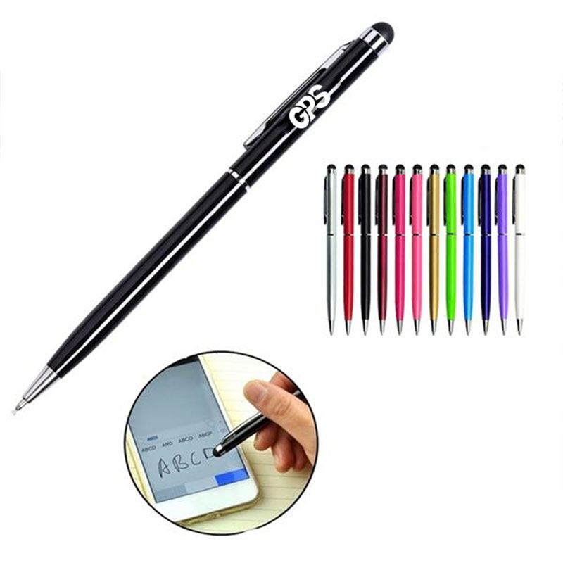 5 3/8 " Rotating Touch Screen Ball Point Pen