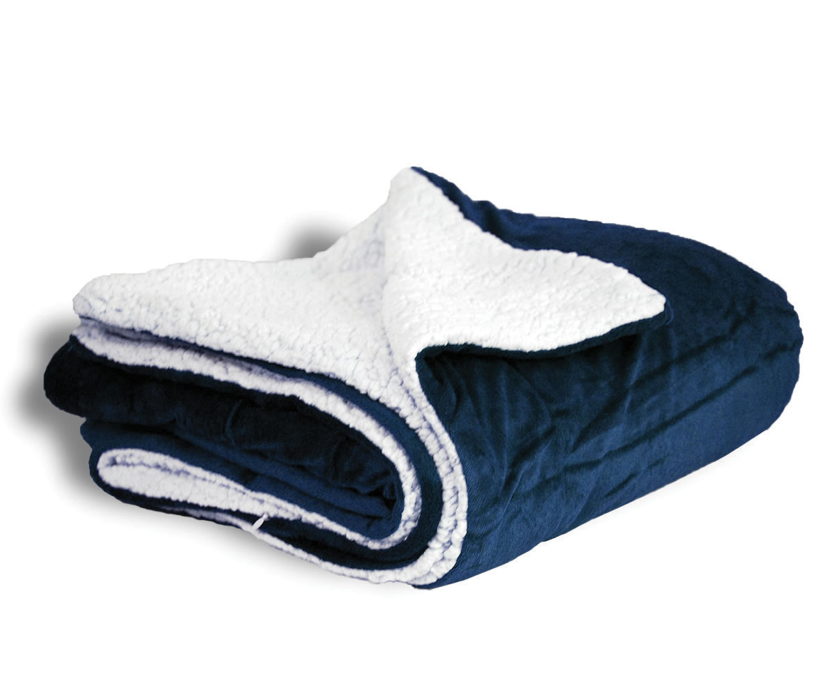 Micro Mink Solid Colors Sherpa 50" x 60" Blanket (BLANK) 6