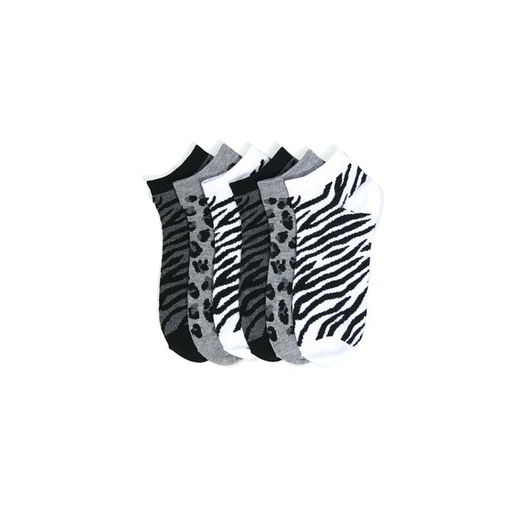 Women's Ankle Socks - Animal Print 3 Pack 1