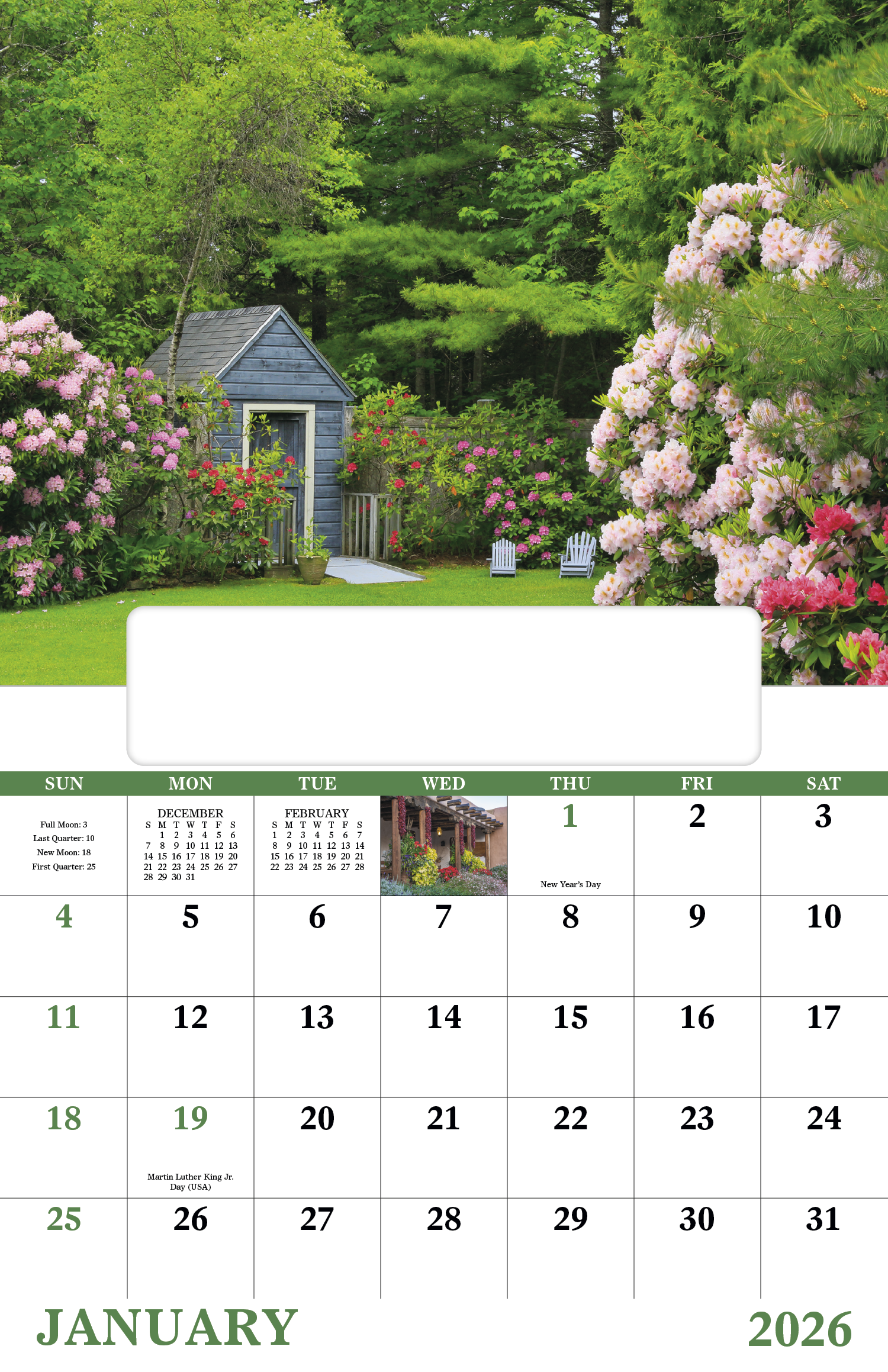 Good Value™ Garden Walk - Window Calendar 2