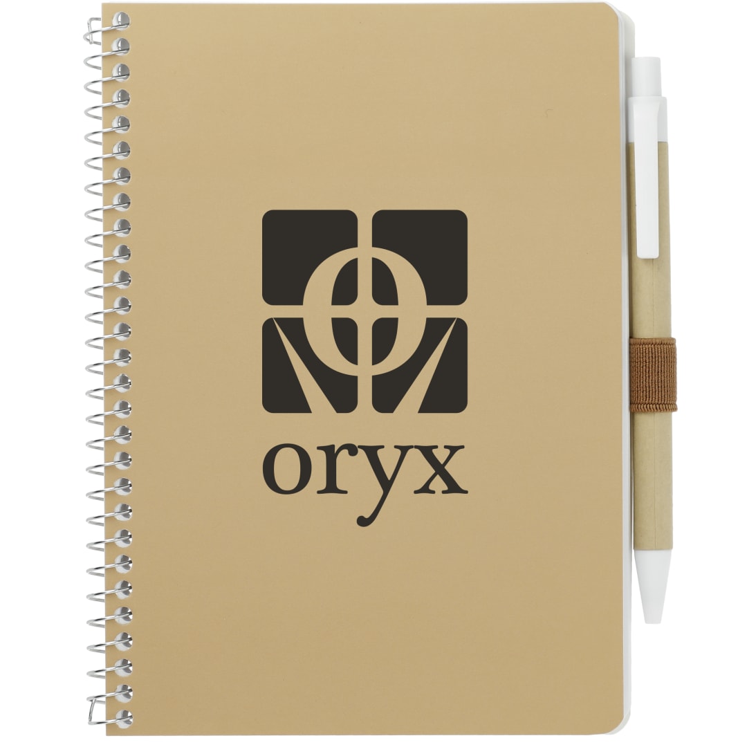 FSC® Mix 5" x 7" Spiral Notebook with Pen 36