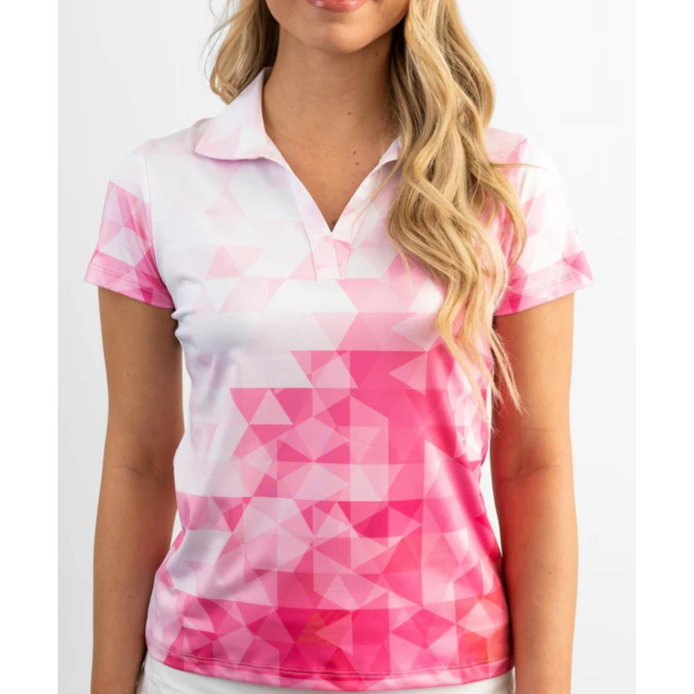YATTA Golf® - Abstract women's moisture wicking Golf Polo Shirts