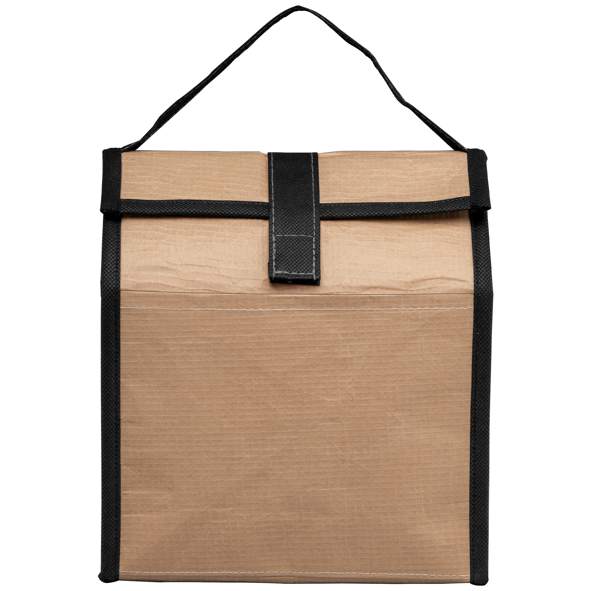 Natural - Woven Paper Cooler Lunch Bag