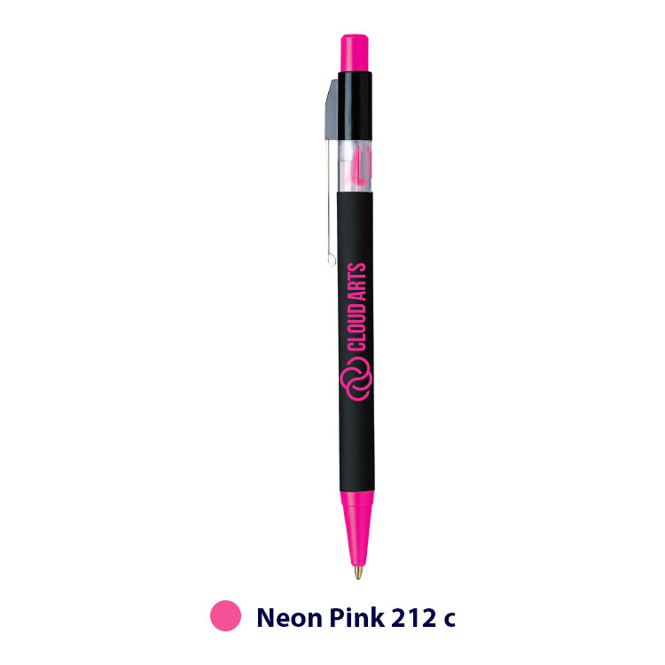Neon Click-Action Pen 6