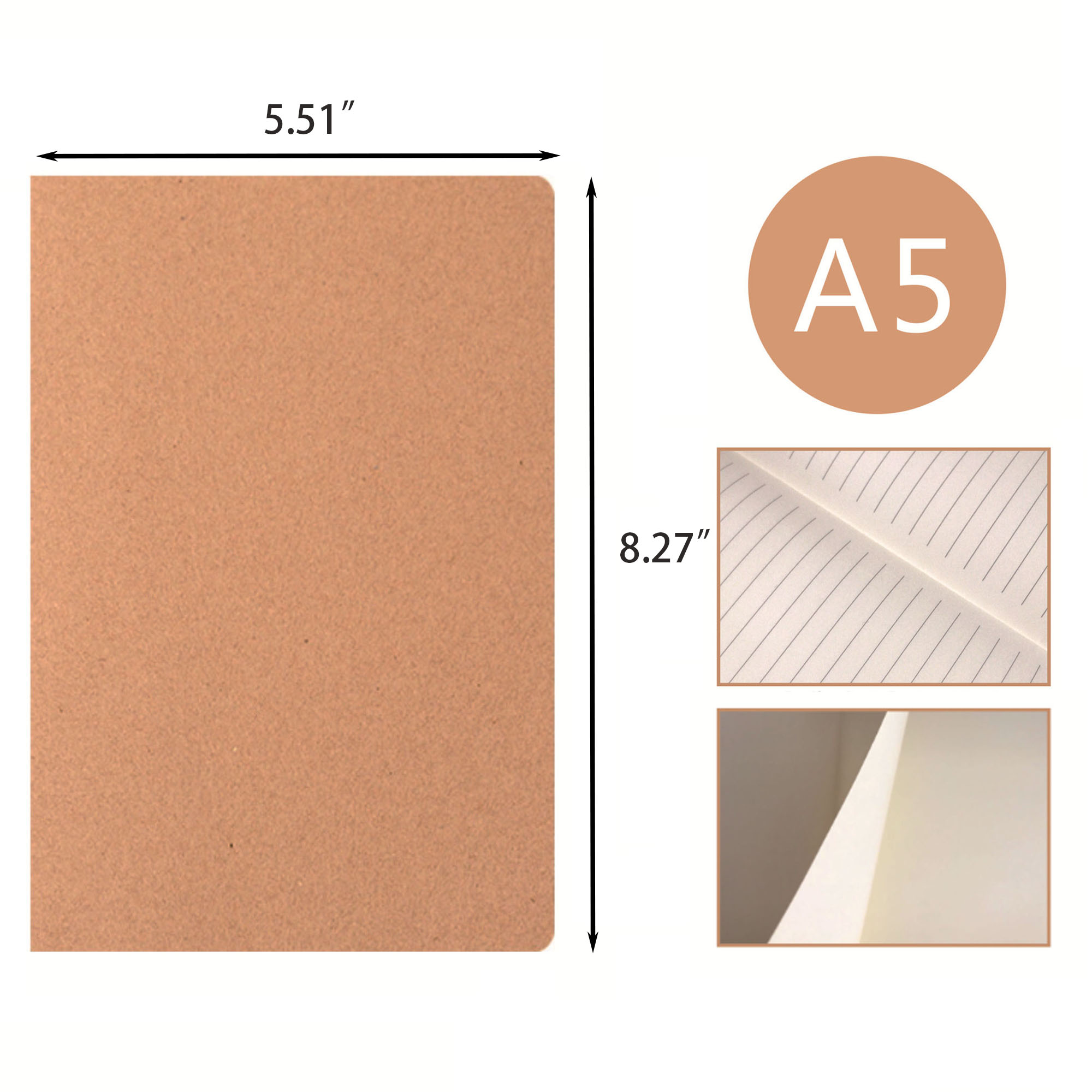A5 Business Office Kraft Paper Notebook 3