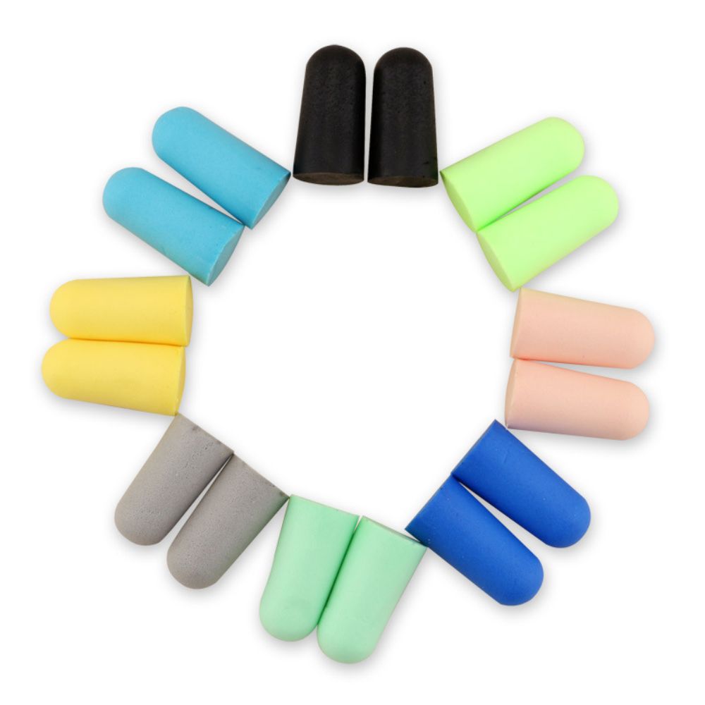 4 Pairs Sponge Noise-Blocking Earplugs 1
