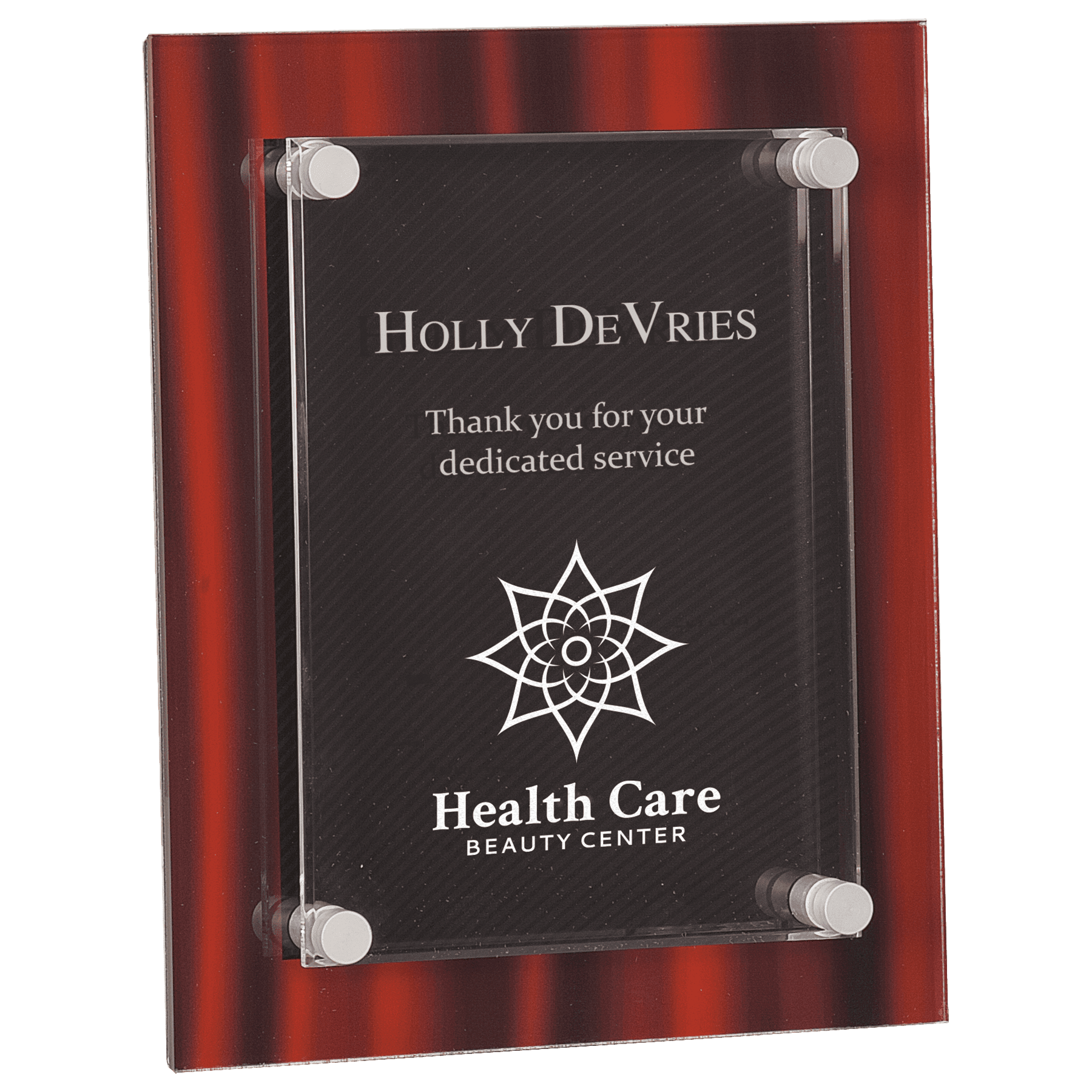 Smooth Velvet Acrylic Floating Plaque 2