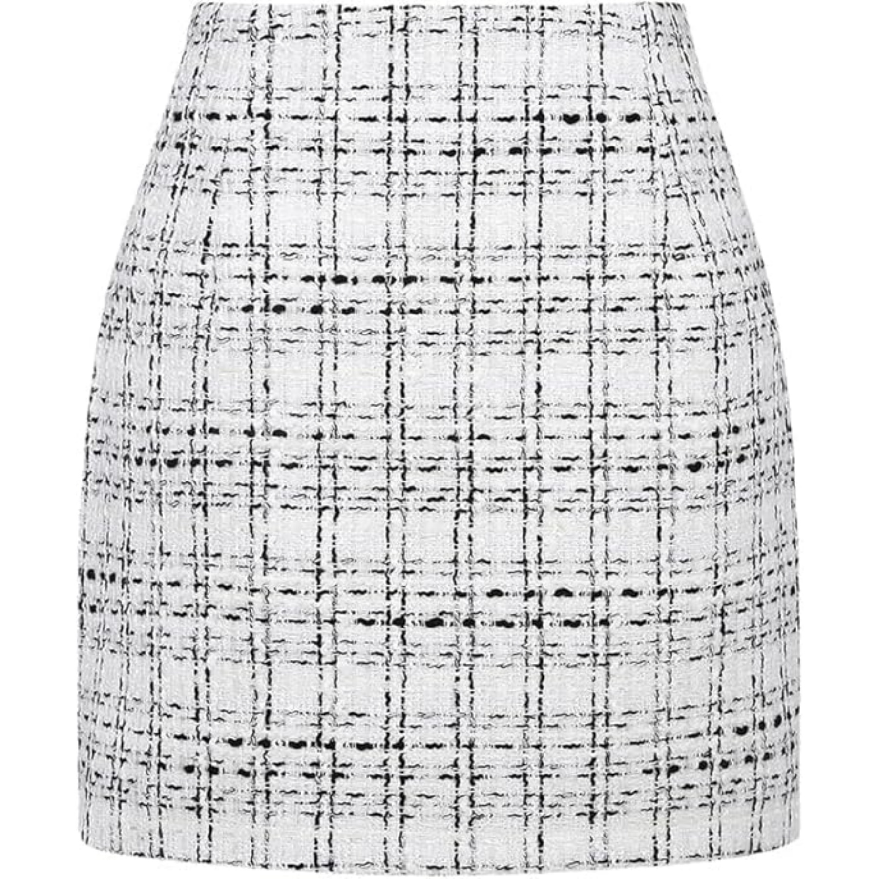 Womens Wool Plaid Mini Skirt 11