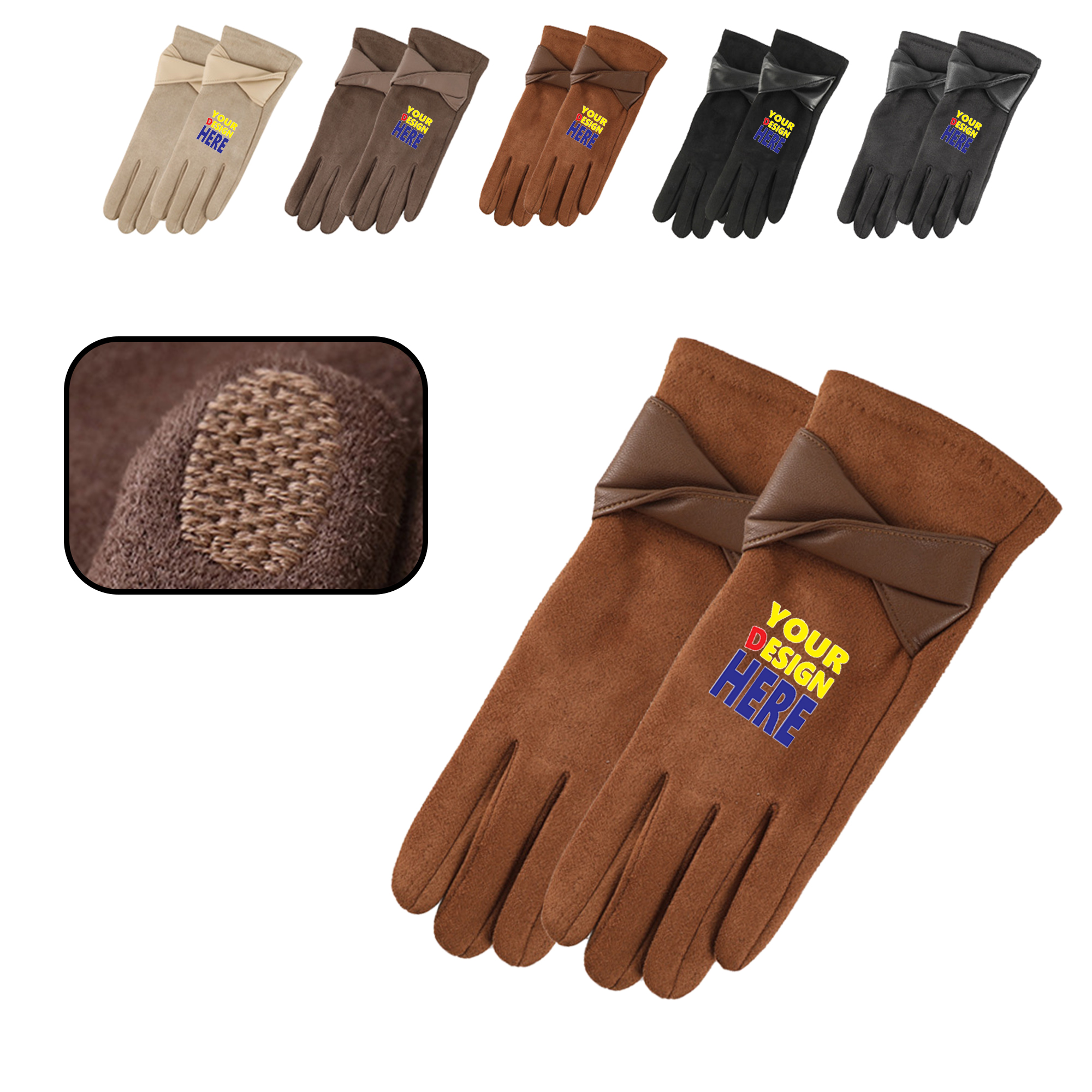 MOQ 20 PCS Women's Touchscreen Gloves 3