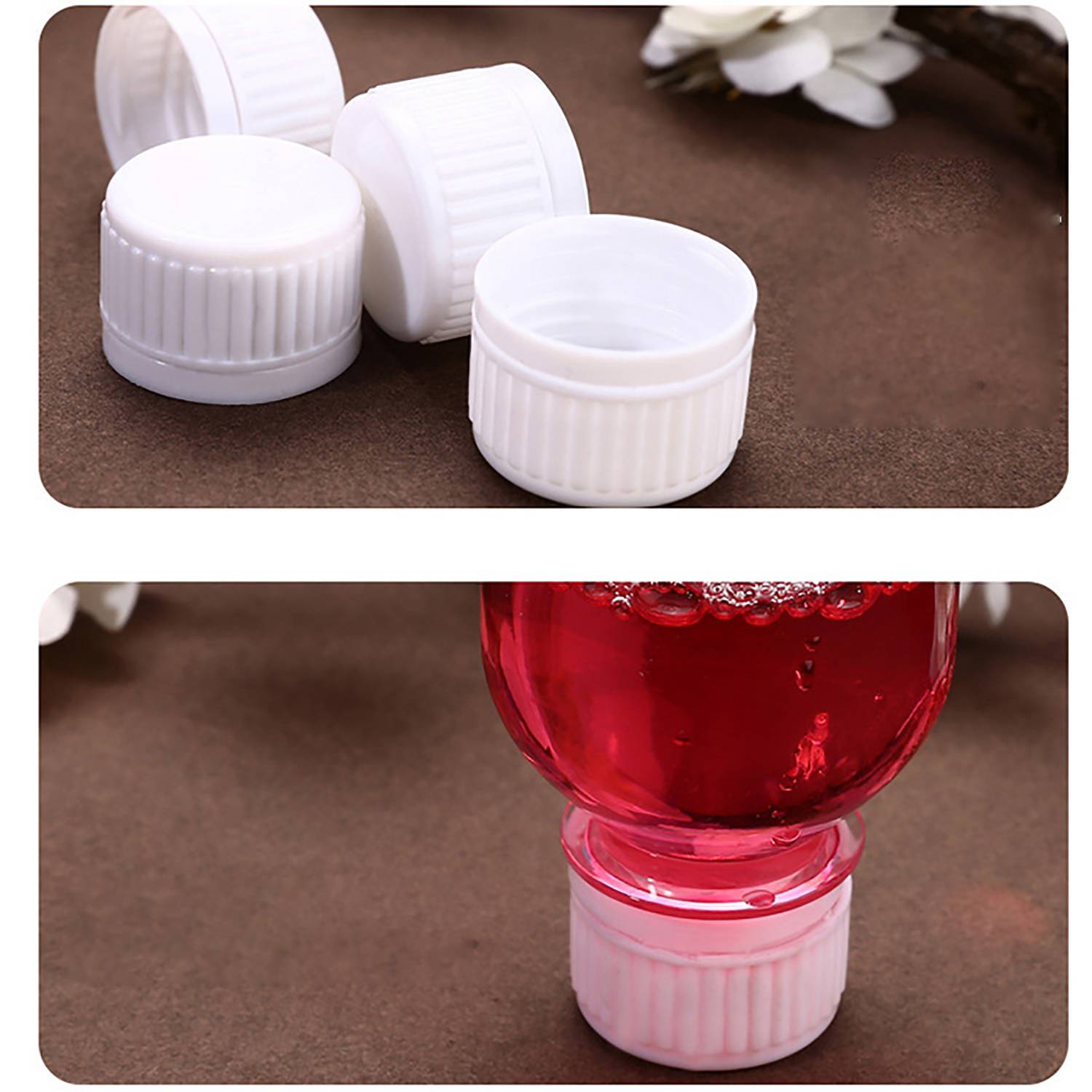 8.4oz Transparent Plastic Dispensing Bottle 2