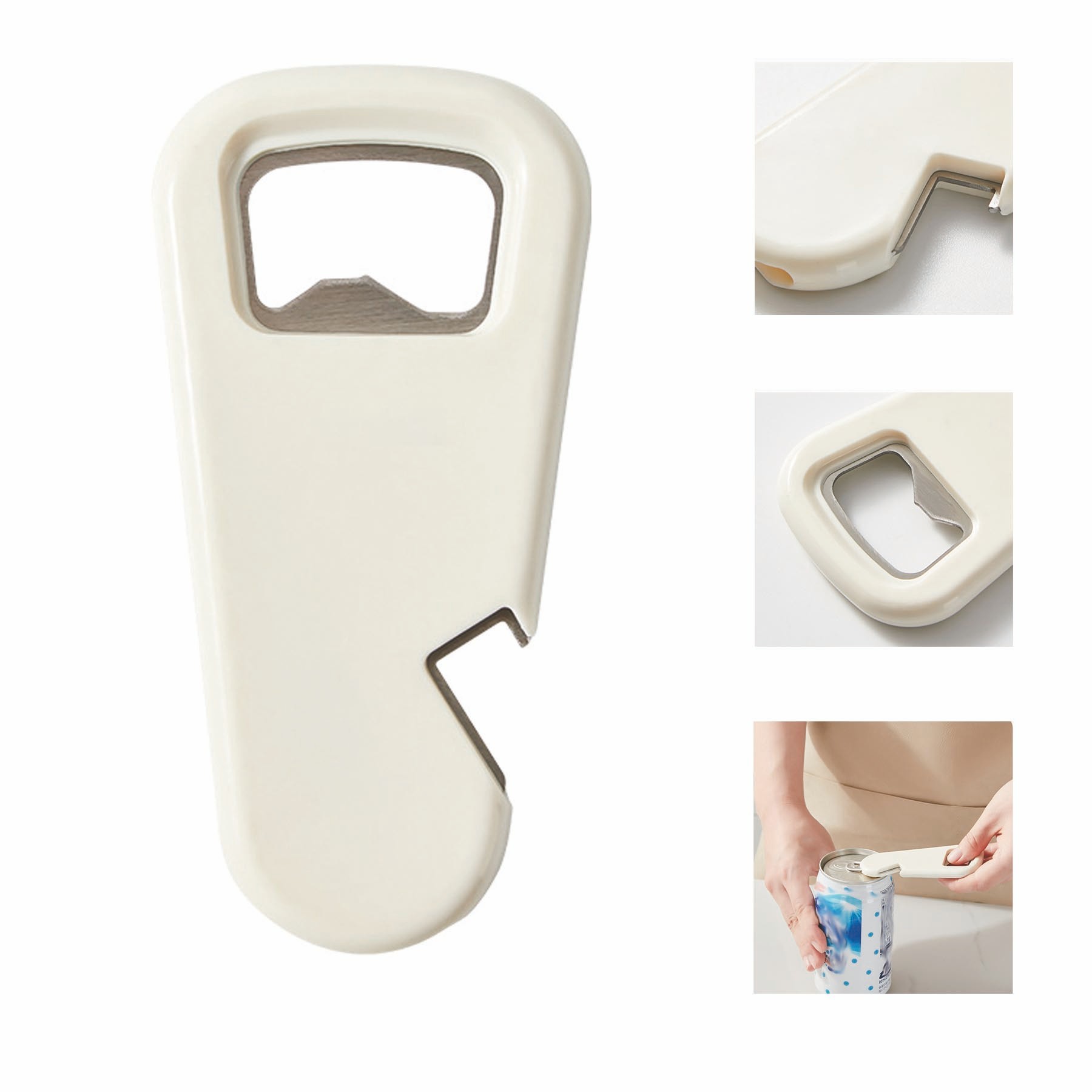 Multi-Functional Bottle Opener with Magnetic Back 3