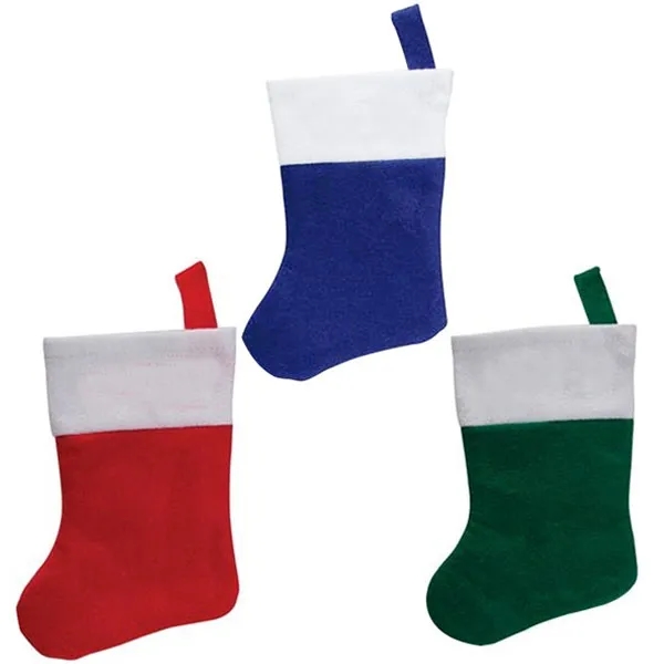 Custom Mini Felt Christmas Stockings - 4 1/2" x 7" 7