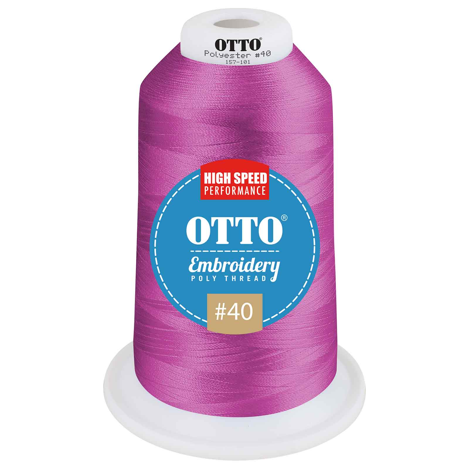 OTTO Embroidery Poly Thread #40 5,500 yd. King Cone 42
