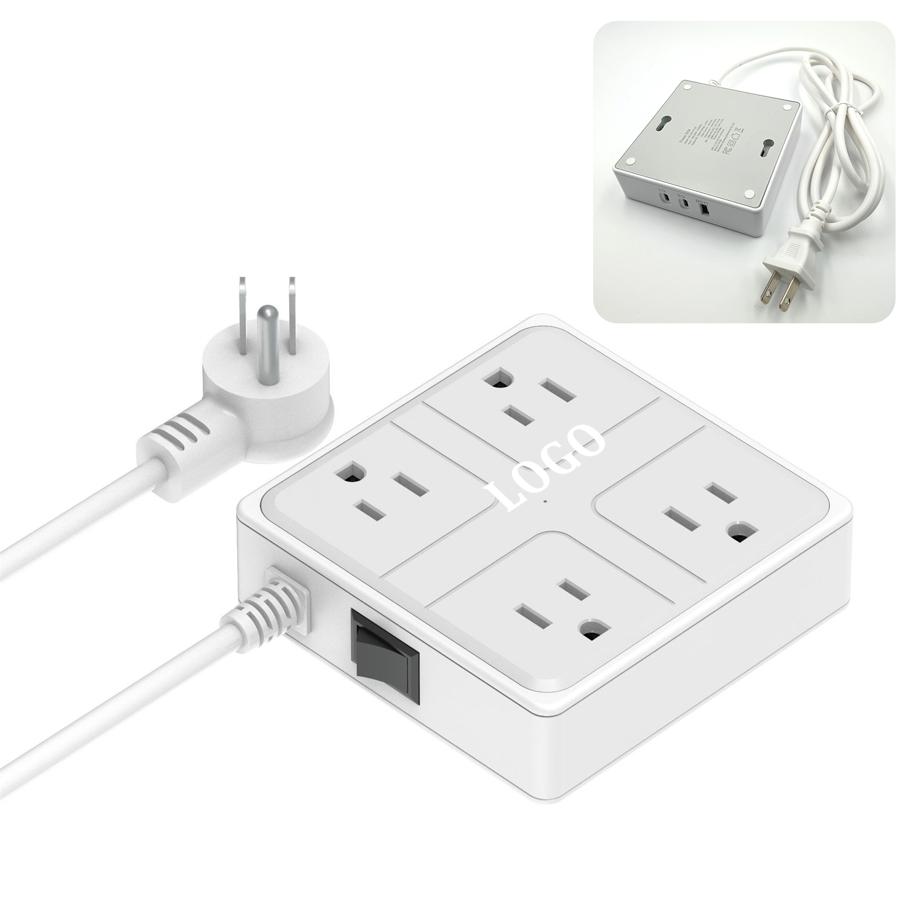 Home surge proof USB-C fast charge patch board 3