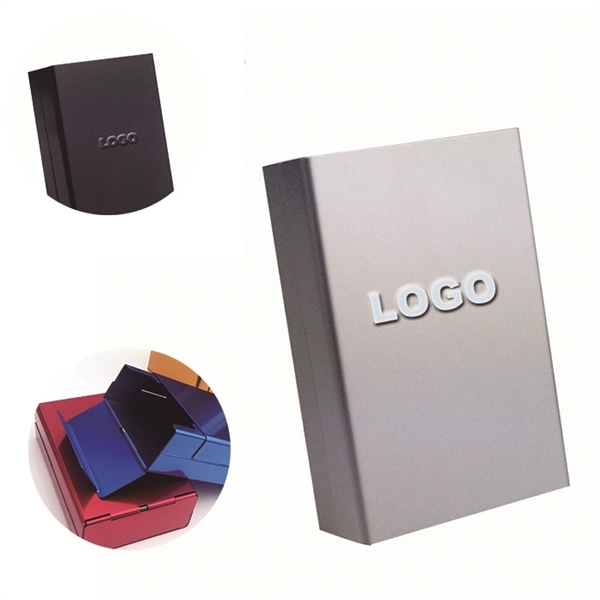 Aluminum Cigarette Case with Solid Magnetic Flip Top Closure
