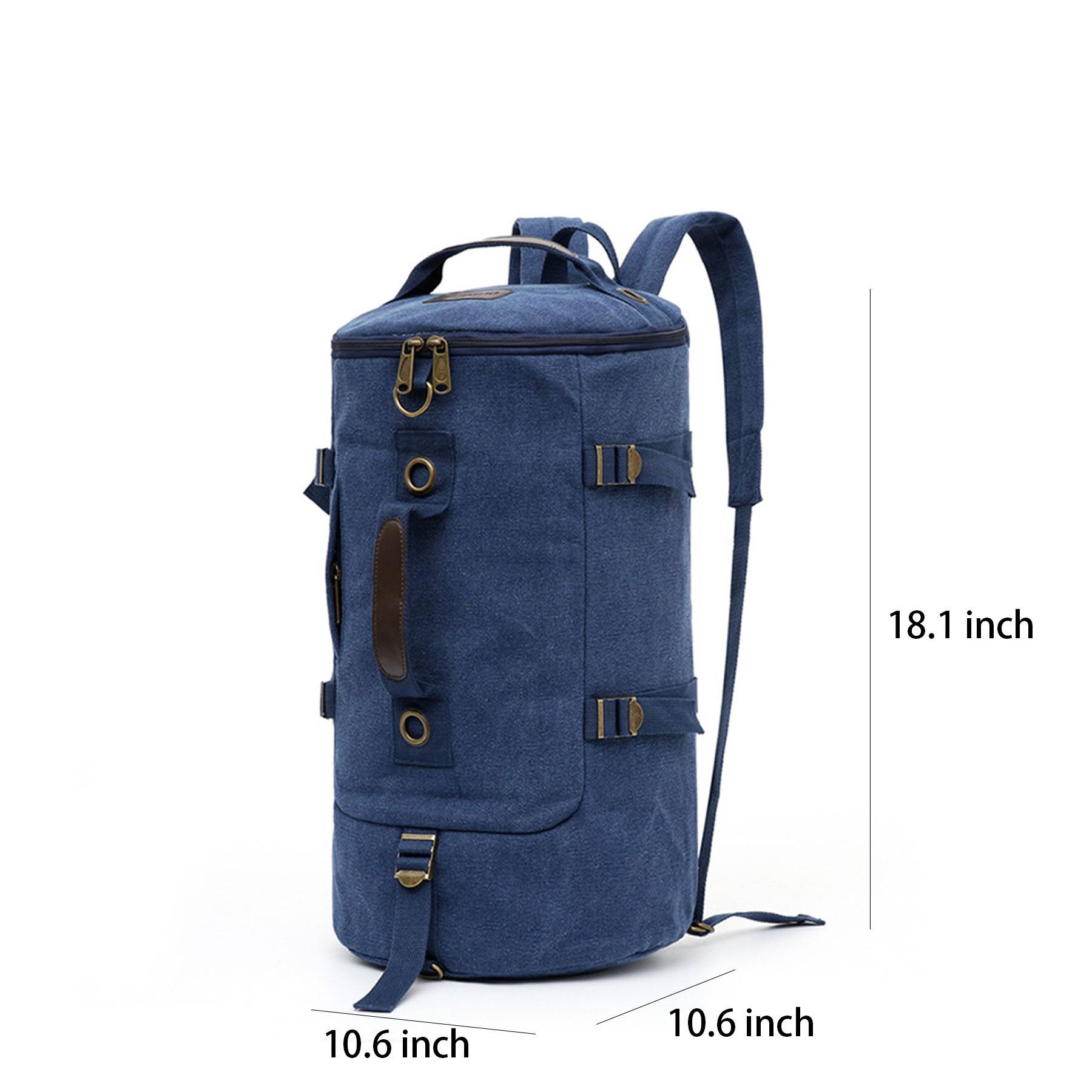 Retro canvas backpack 6