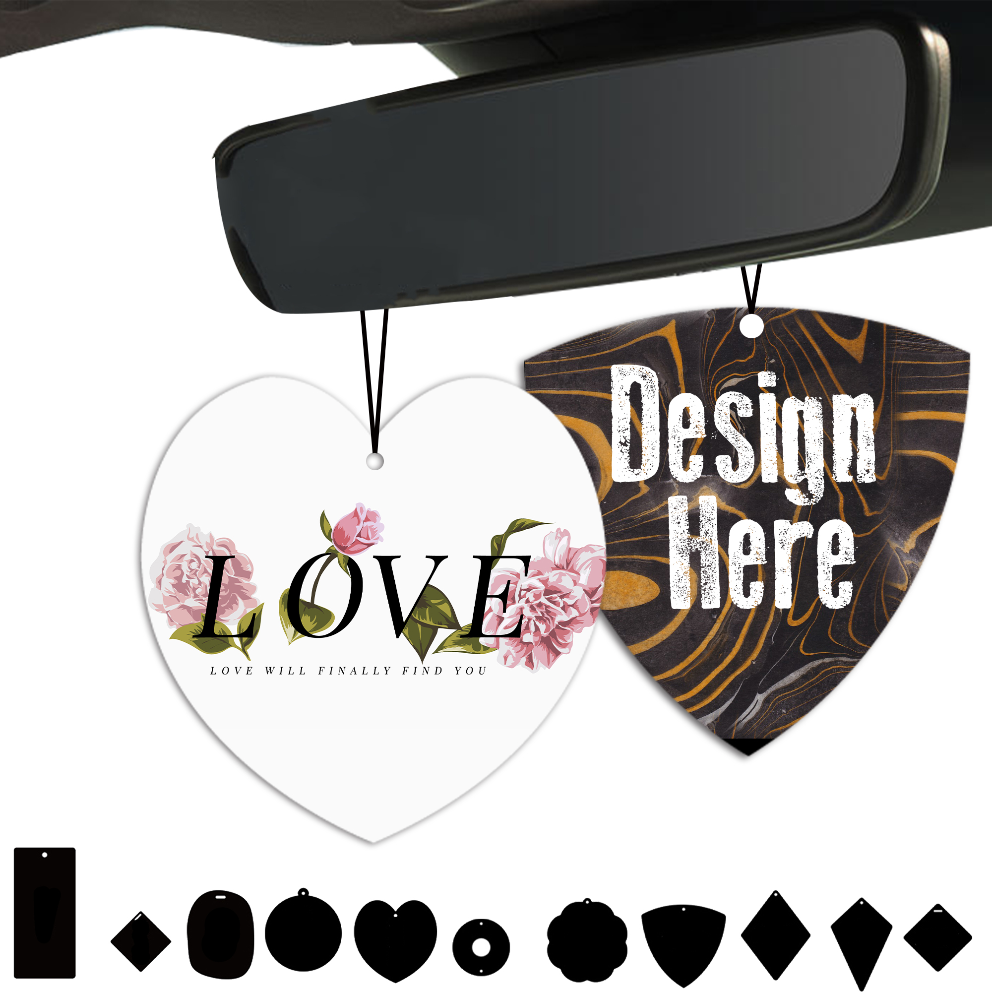 77 Fragrances 11 Shapes Personalized Fresheners 4