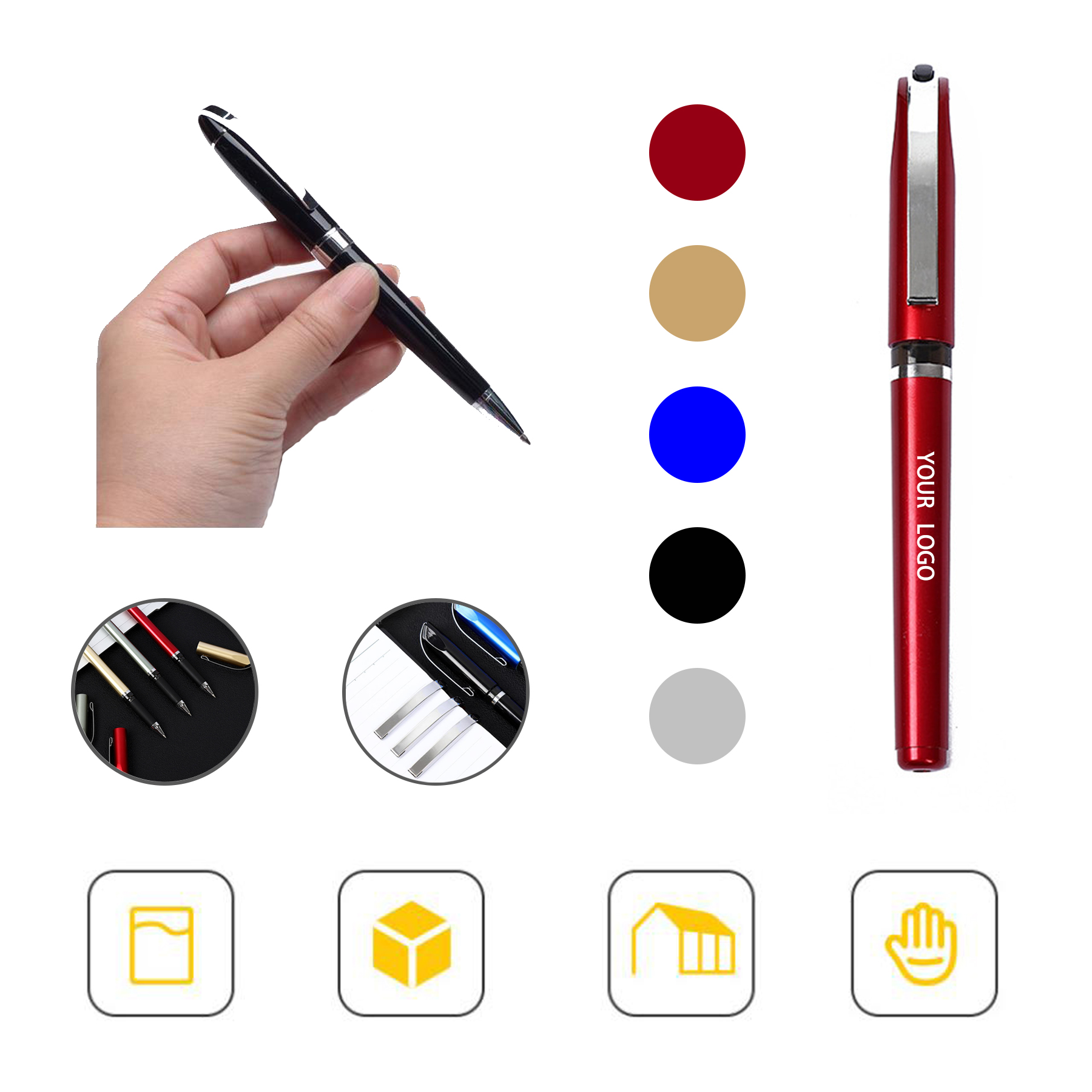 Simple And Light Plastic Ballpoint Pen 2