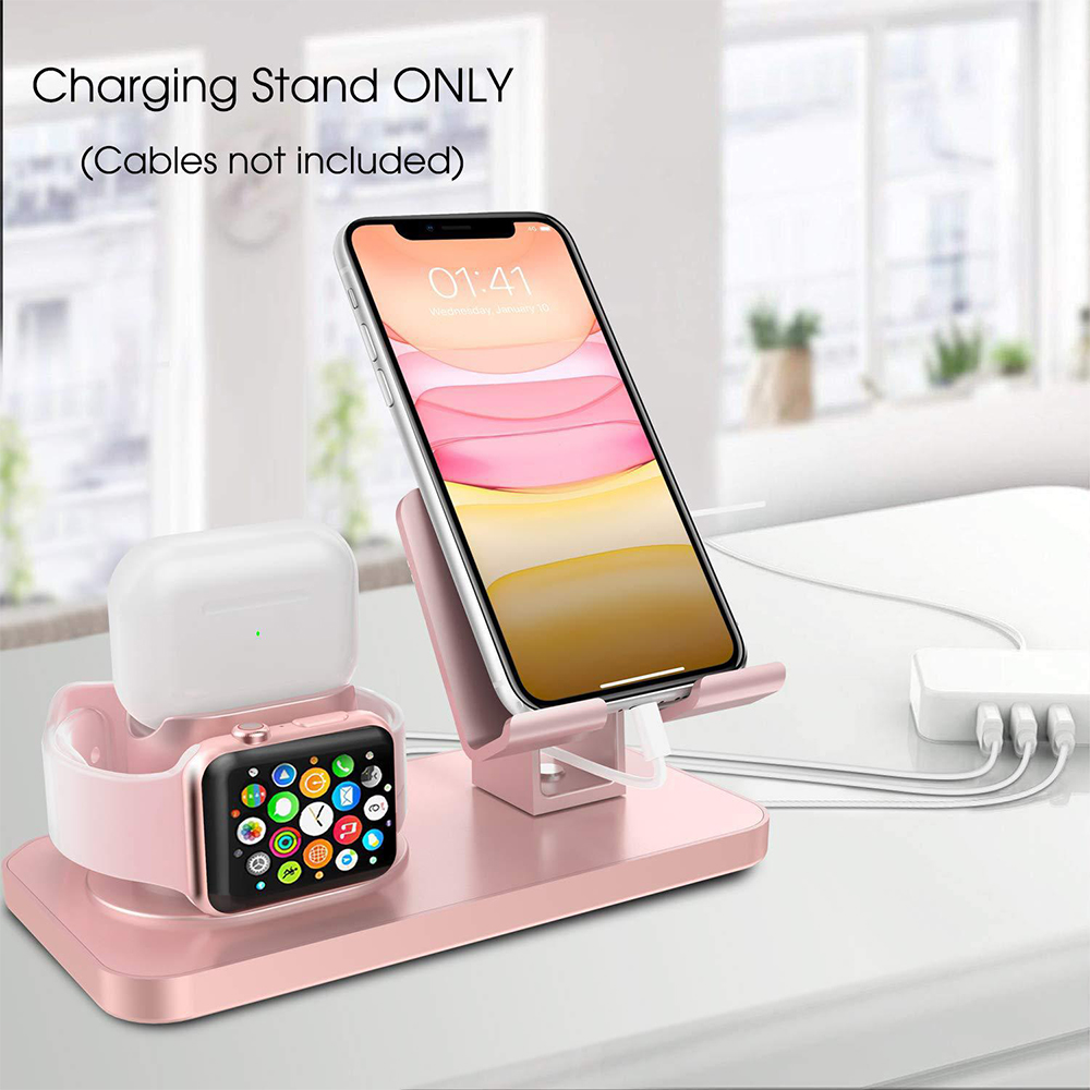Phone Stand 3 In 1 Wireless Charging Station 4