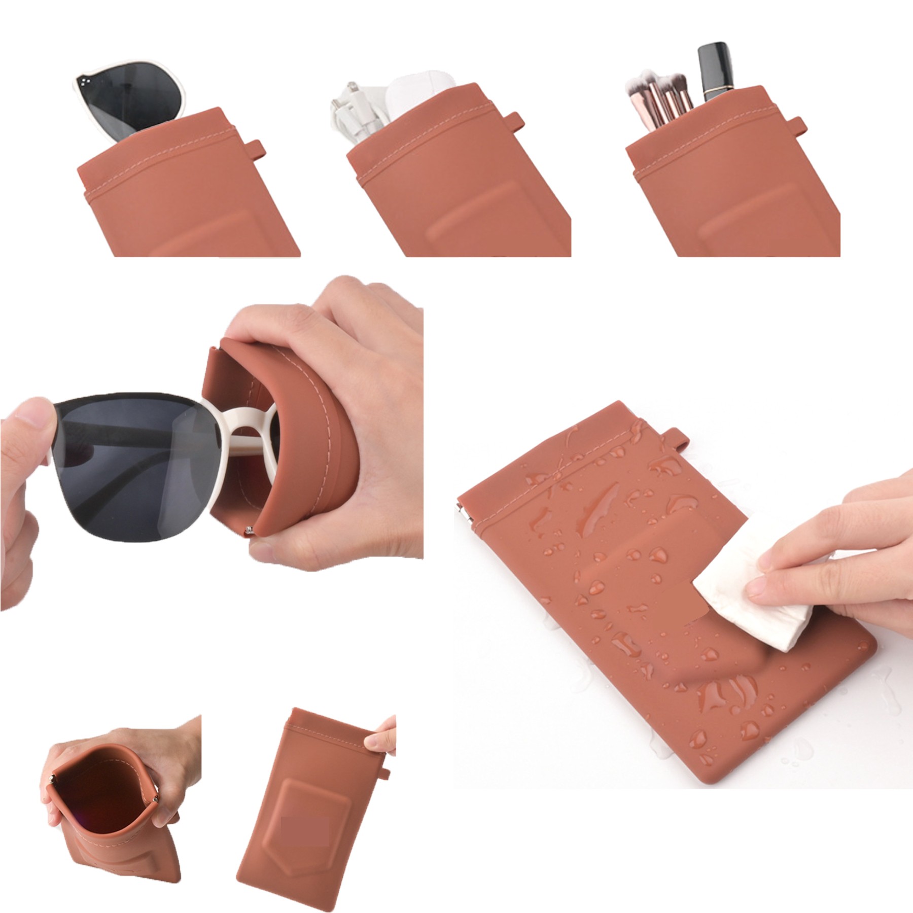 Portable Outdoor Silicone Eyewear Bag 2
