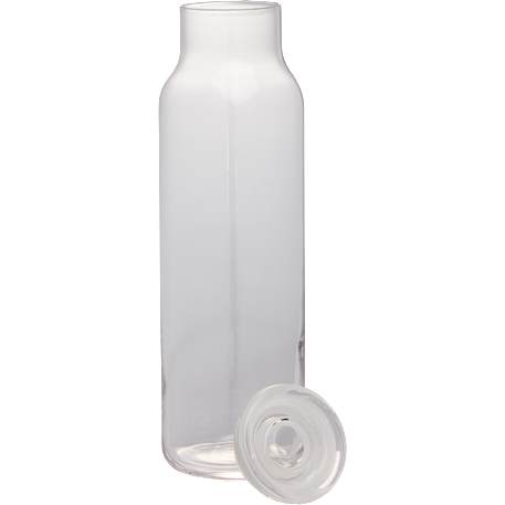 Glass Water Bottle w/ Lid 24 oz. 29