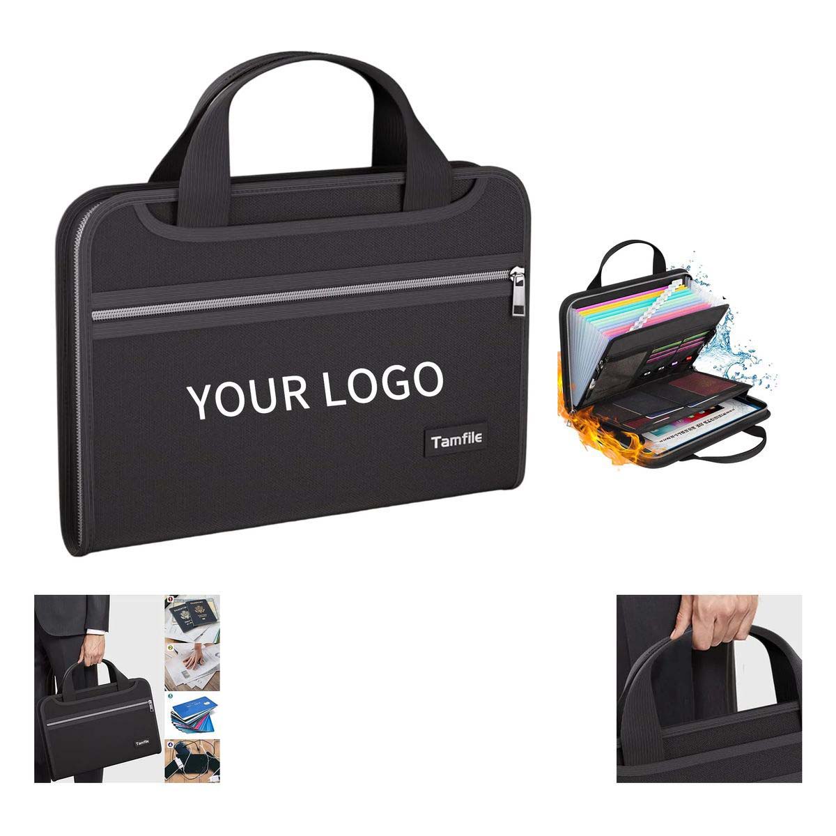 Durable Document Folder with Comfortable Handle 1