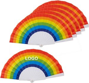 Rainbow Folding Fan 1