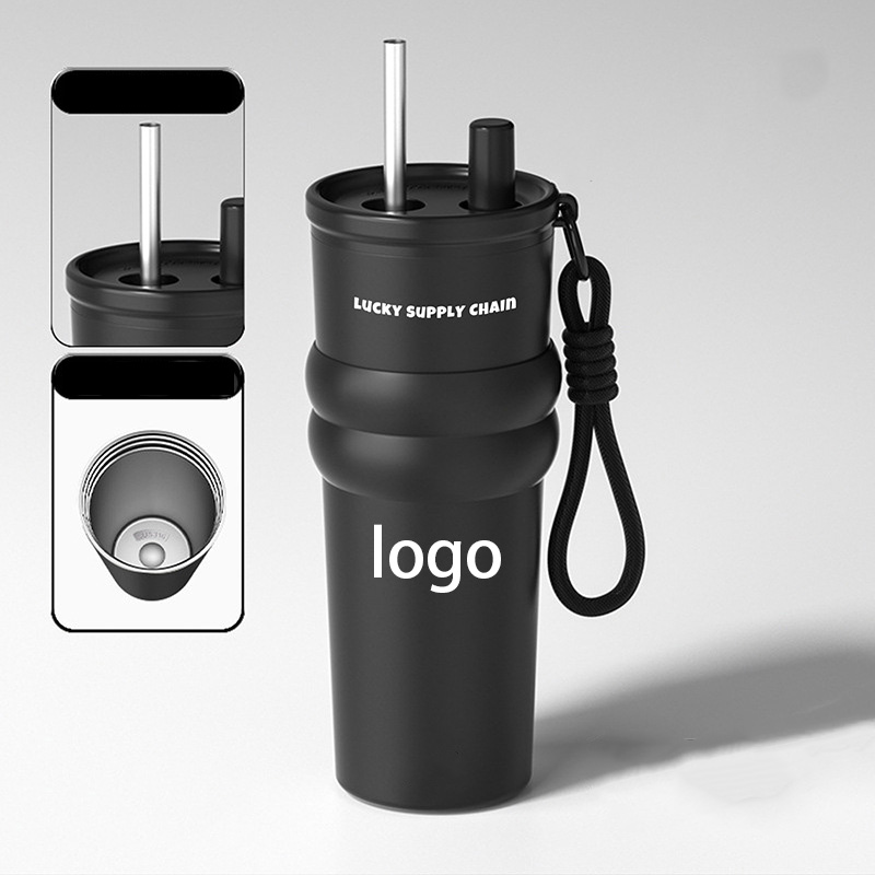 Elegant Nightshade 316 Stainless Steel Insulated Tumbler with Straw 1