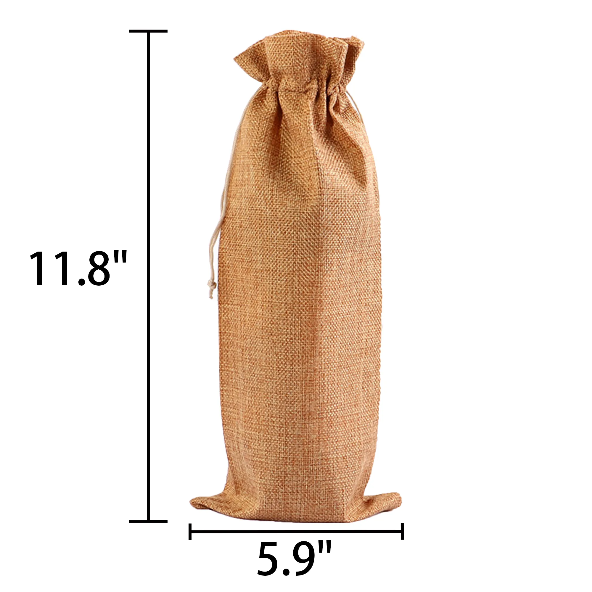 Linen-Inspired Wine Bag 2