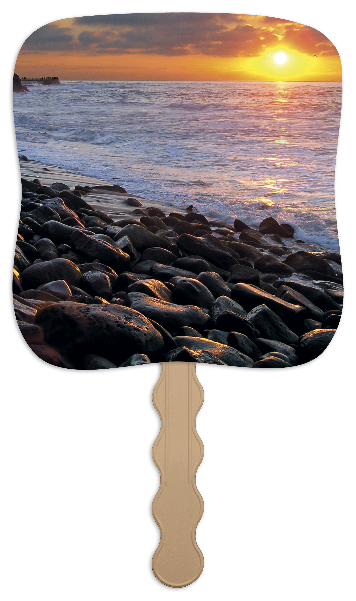Skinner & Kennedy® Sunset Shore - Pictorial Fan 6