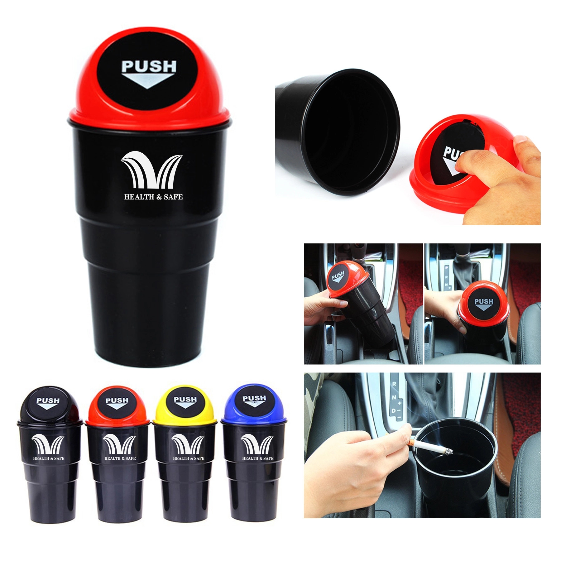 Mini Auto Office Trash Can 7