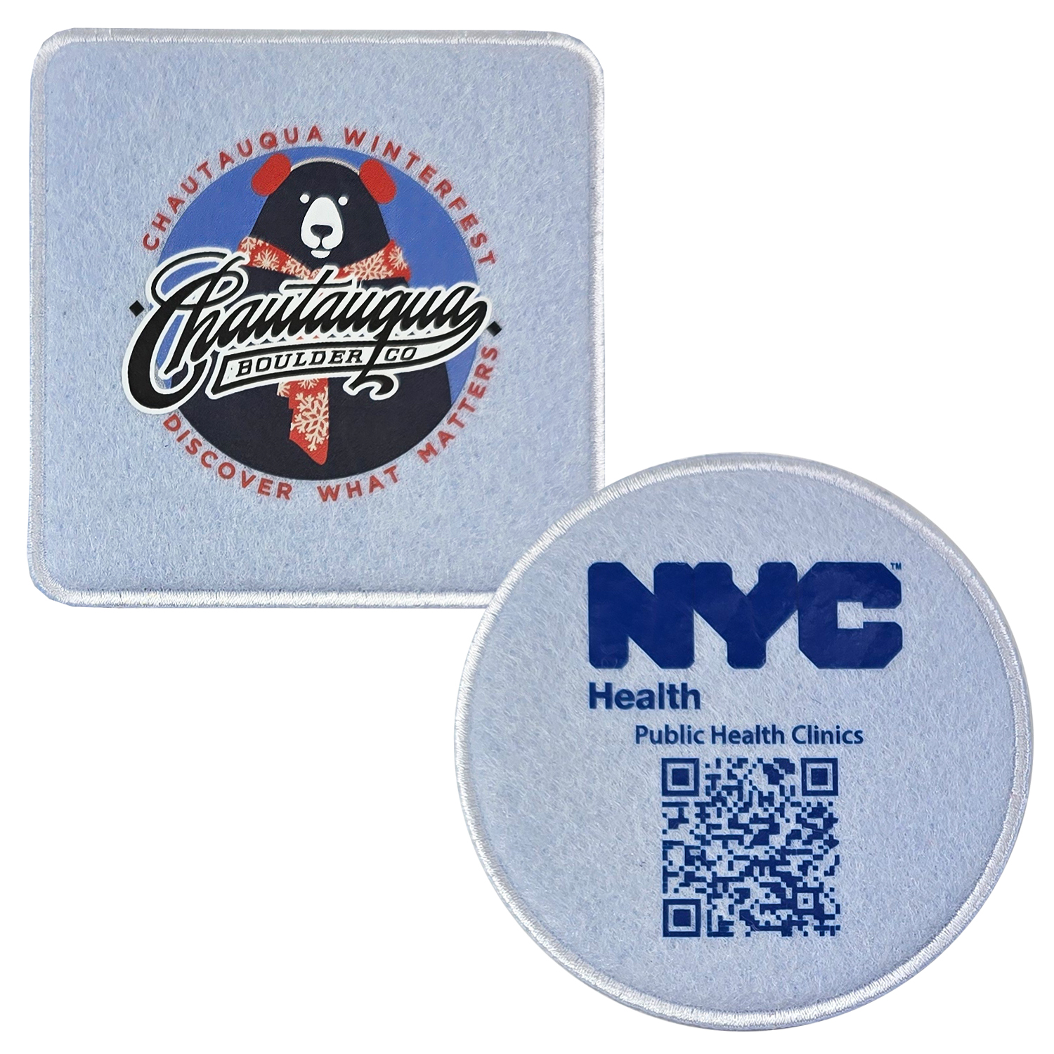 Felt Coaster with Stitched Edge 8