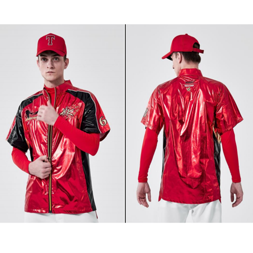 Premium Short Sleeve Full Zip Bright Film Baseball 4