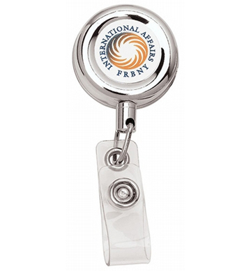 Premium Retractable Metal Round Badge Holder 8